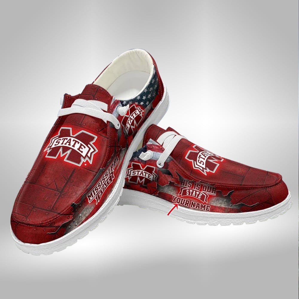 Georgia Bulldogs Personalized Hey Dude Shoes V3