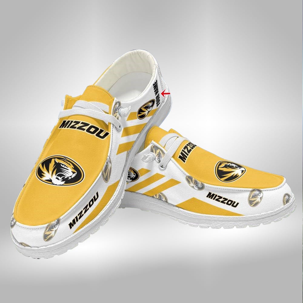 Georgia Tech Yellow Jackets Hey Dude Shoes With Custom Name V5