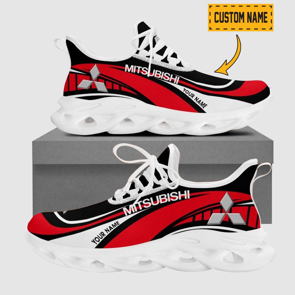 Custom Name Polaris Slingshot Wave Line Logo Design Clunky Sneakers