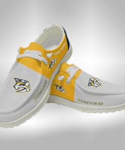 Custom Name Nashville Predators Hey Dude Shoes V2