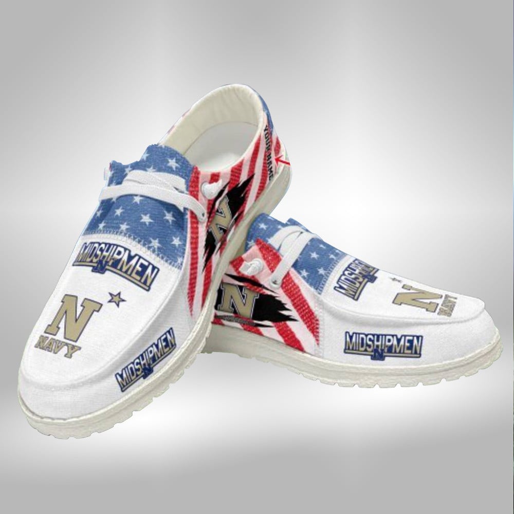 Michigan Wolverines Hey Dude Shoes With Custom Name V3