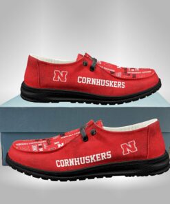 Custom Name Nebraska Cornhuskers Hey Dude Shoes For Fans