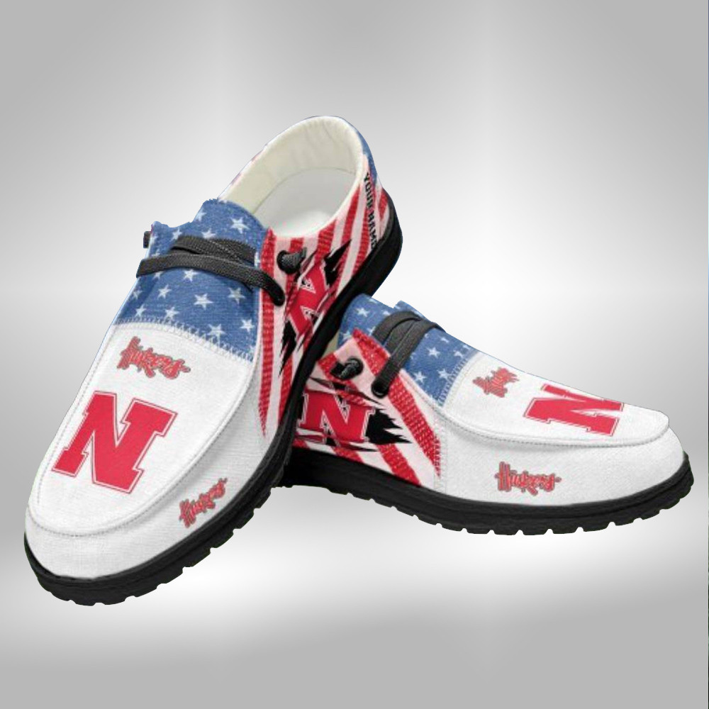 Rutgers Scarlet Knights Custom Name Hey Dude Shoes Sneakers V1