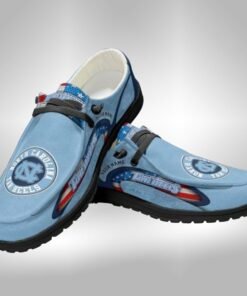 Custom Name North Carolina Tar Heels Hey Dude Shoes V3