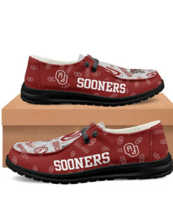 Custom Name Oklahoma Sooners Hey Dude Shoes For Fans