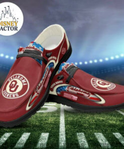 Custom Name Oklahoma Sooners Hey Dude Shoes Sneakers V3