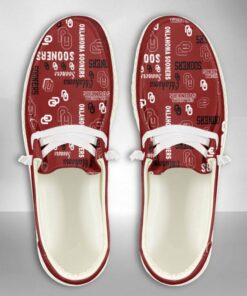 Custom Name Oklahoma Sooners Hey Dude Shoes Sneakers V6