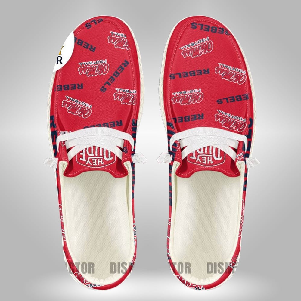 Mississippi State Bulldogs Customized Hey Dude Shoes