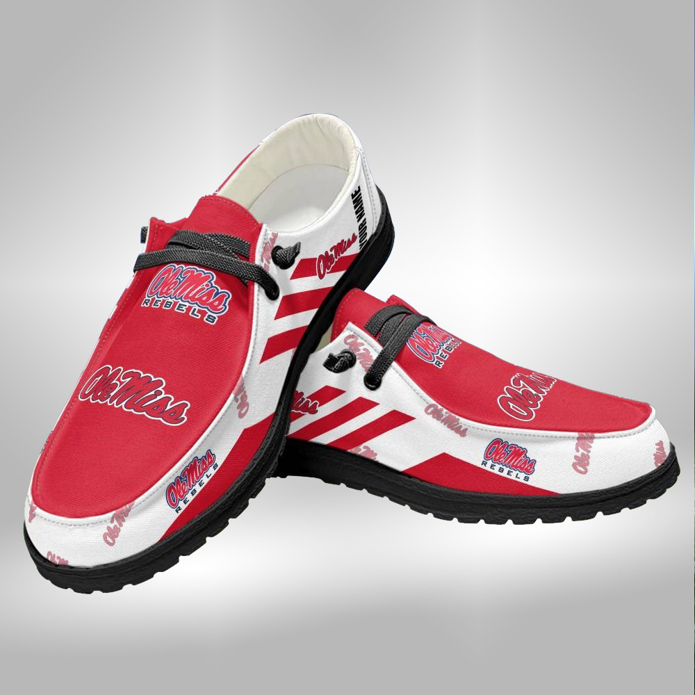 Custom Virginia Tech Hokies Name Hey Dude Shoes Sneakers V2