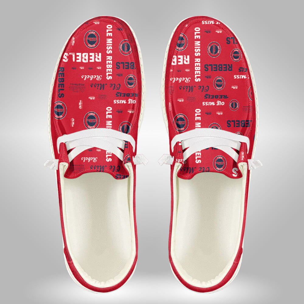 Custom Northern Illinois Huskies Name Hey Dude Shoes Sneakers V5