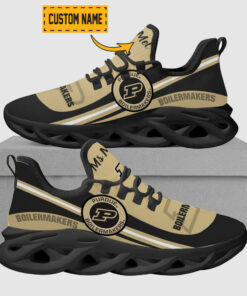 Custom Name Personalized Purdue Boilermakers Max Soul Shoes | Customizable Shoes