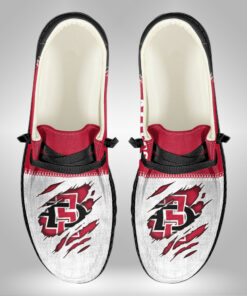 Custom Name San Diego State Aztecs Hey Dude Shoes