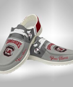 Custom Name South Carolina Gamecocks Hey Dude Shoes V1