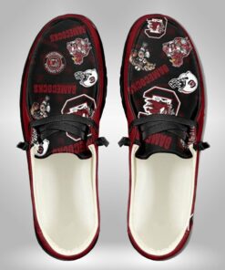 Custom Name South Carolina Gamecocks Mascot Logo Hey Dude Shoes