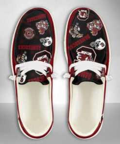 Custom Name South Carolina Gamecocks Mascot Logo Hey Dude Shoes