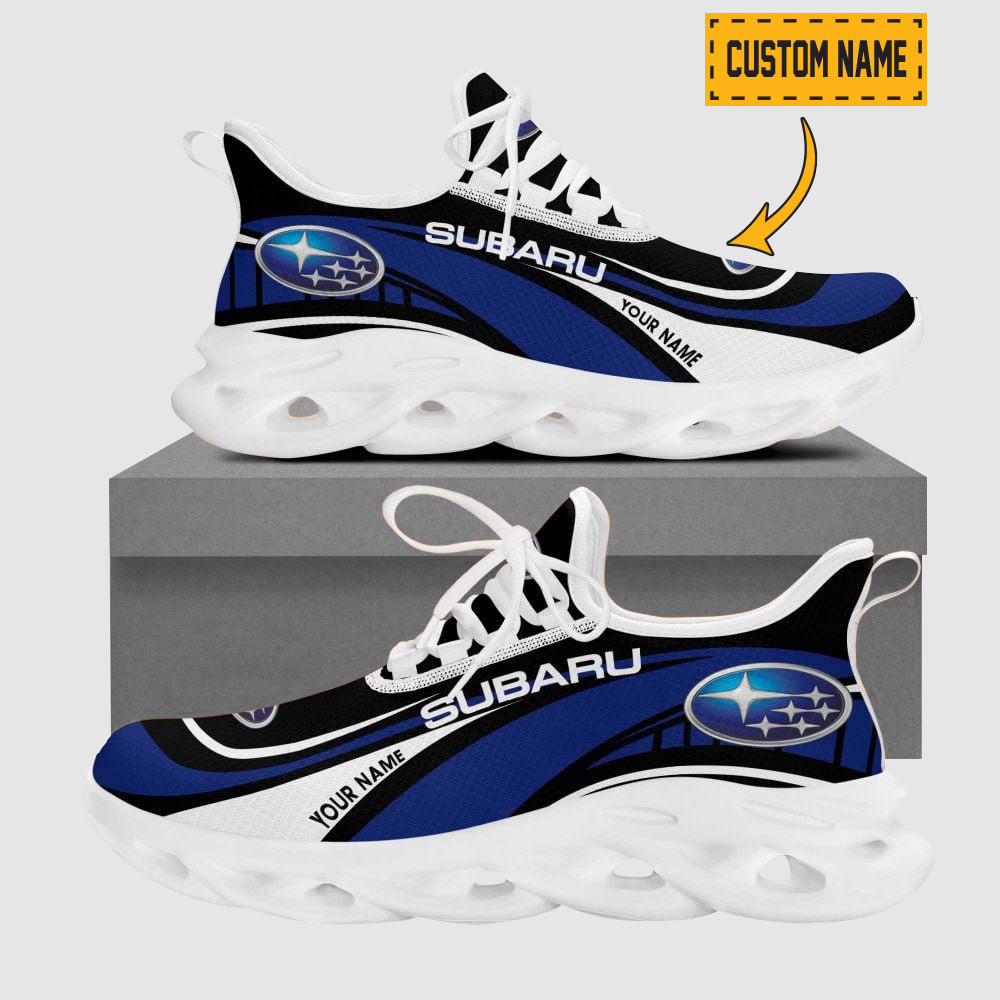 Custom Name Ktm Racing Wave Line Logo Design Clunky Sneakers