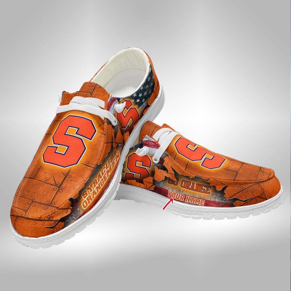 Nc State Wolfpack Custom Name Hey Dude Shoes Sneakers