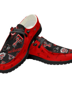 Custom Name Texas Tech Red Raiders Hey Dude Shoes For Fans