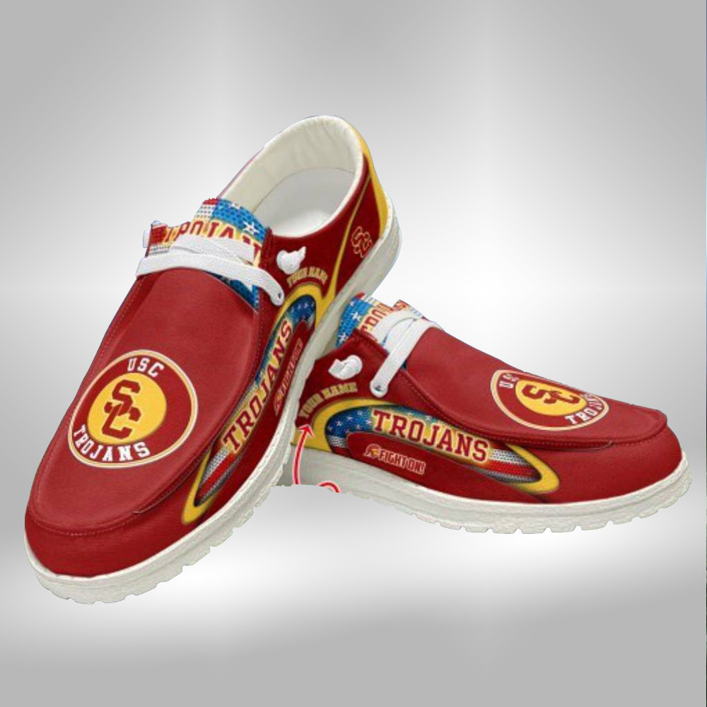 Stanford Cardinal Custom Name Hey Dude Shoes Sneakers V4