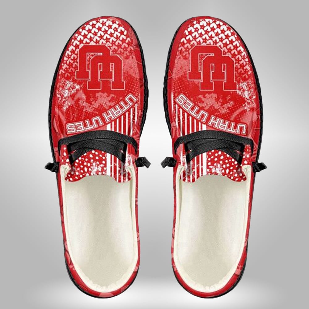 Custom Name Texas A&M Aggies Cross Lines Pattern Hey Dude Shoes