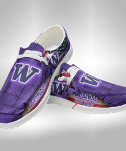 Custom Name Washington Huskies Hey Dude Shoes – Uw Sneakers V2