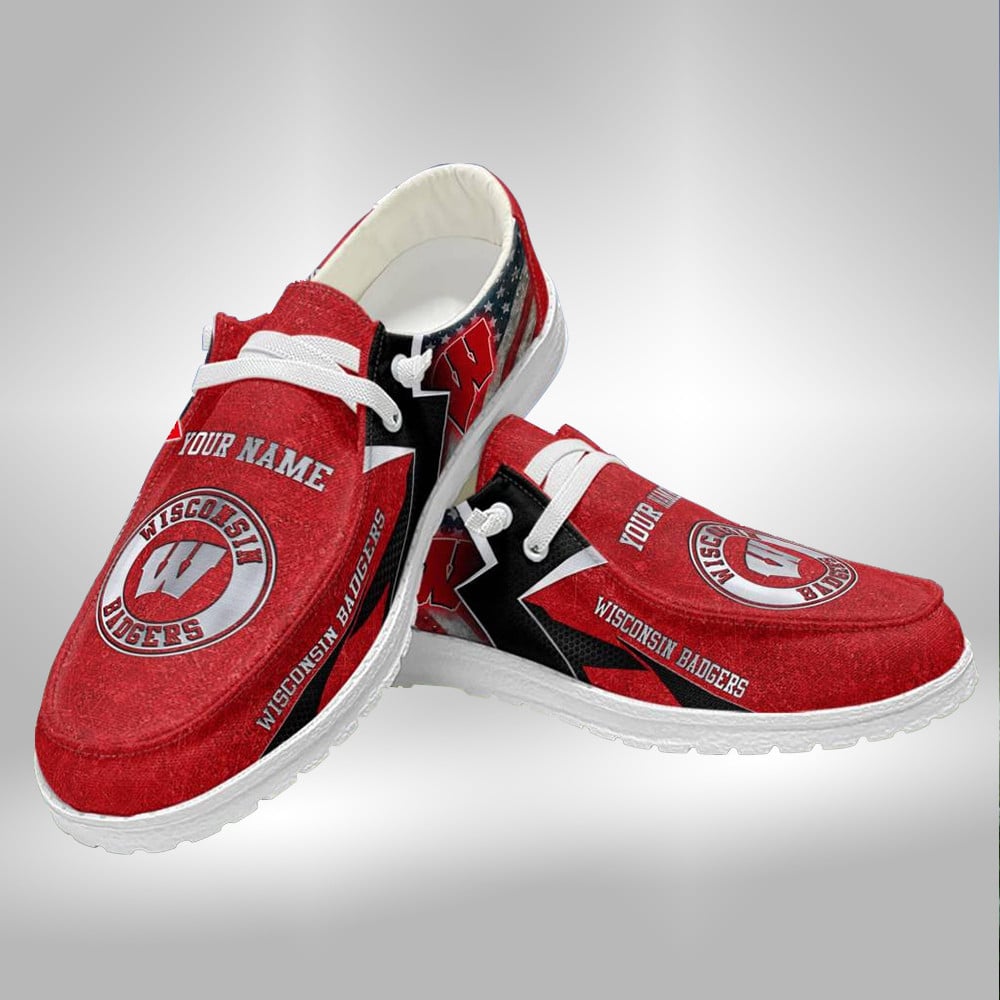 Custom Name Washington State Cougars Hey Dude Shoes