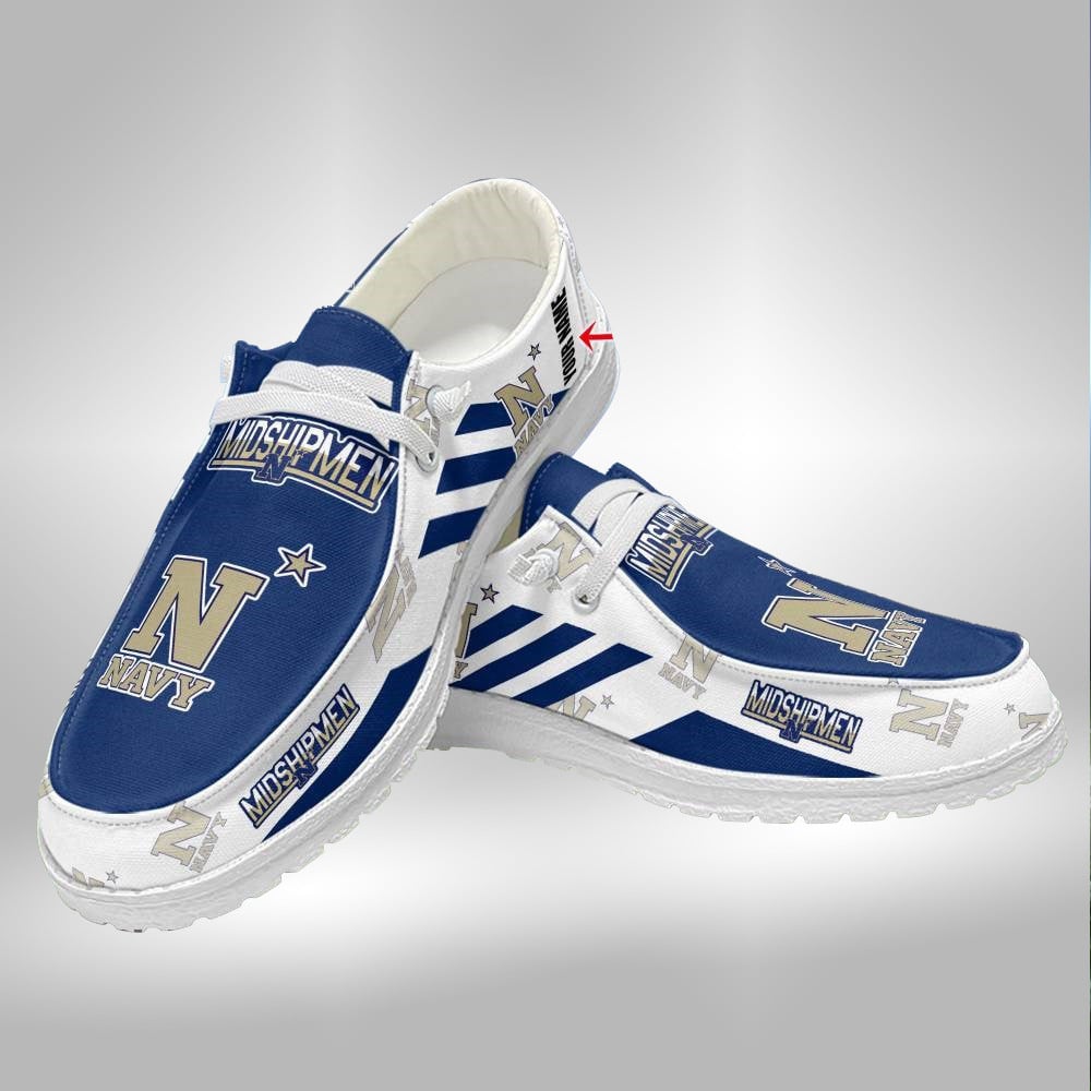 Michigan Wolverines Hey Dude Shoes With Custom Name V3