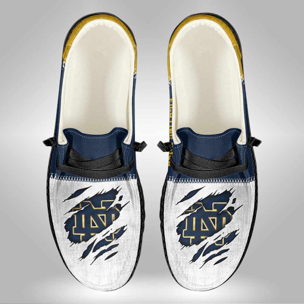 Custom Name Columbus Blue Jackets Hey Dude Shoes V2