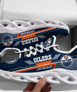 Custom Personalized Edmonton Oilers Max Soul Shoes