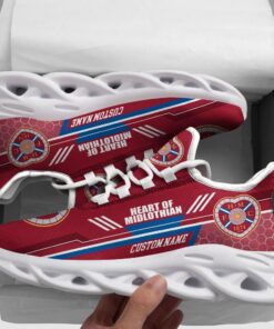 Custom Personalized Heart Of Midlothian Max Soul Shoes | Customizable Shoes