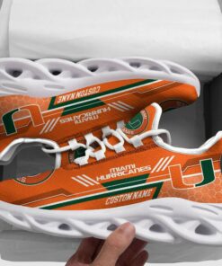 Custom Personalized Miami Hurricanes Max Soul Shoes | Customizable Shoes