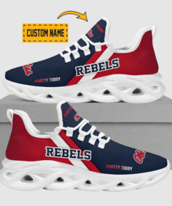 Custom Personalized Ole Miss Rebels Max Soul Shoes | Customizable Shoes