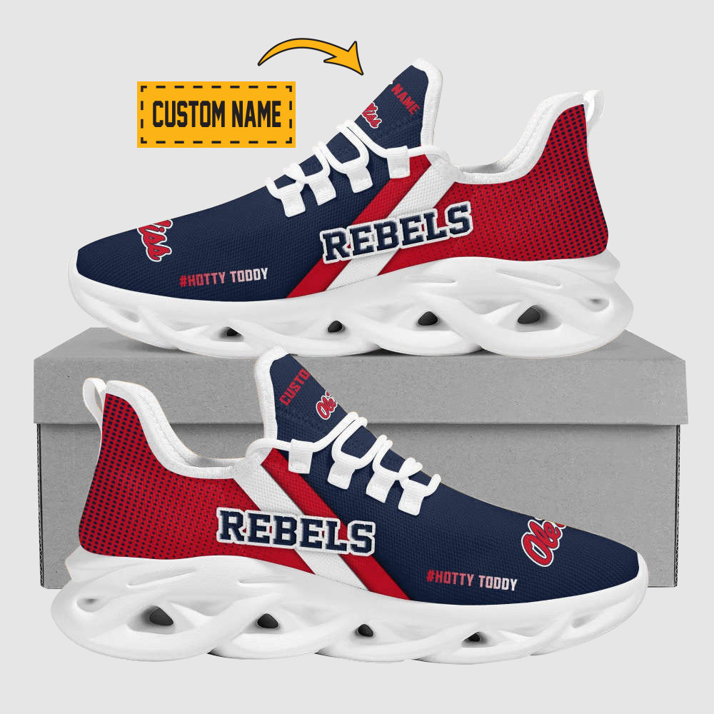 Fresno State Bulldogs Max Soul Shoes | Personalized Name Sport Sneakers