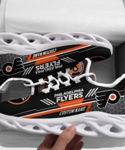 Custom Personalized Philadelphia Flyers Max Soul Shoes | Customizable Shoes