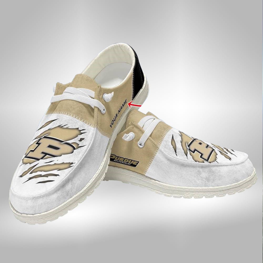 Ohio State Buckeyes Hey Dude Shoes With Custom Name V10