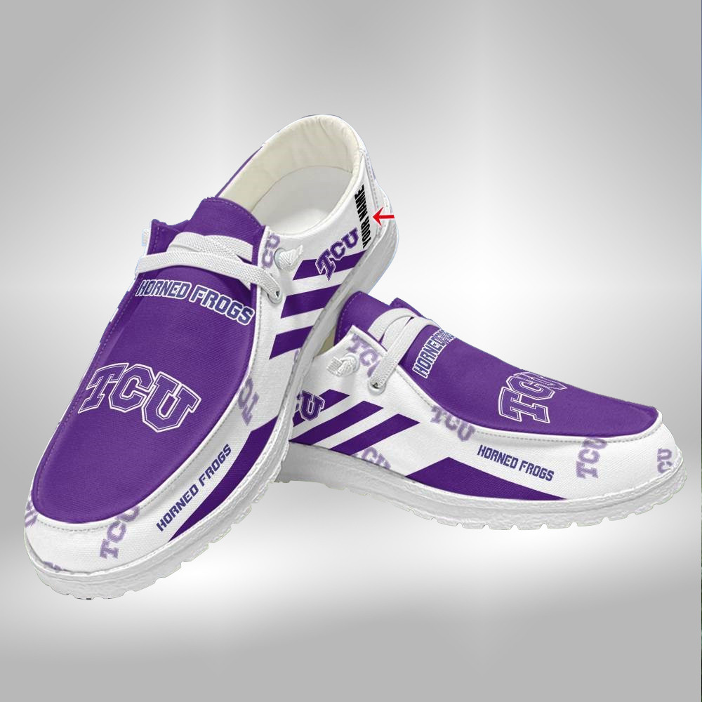 Custom Name Northwestern Wildcats Hey Dude Shoes Sneakers V2