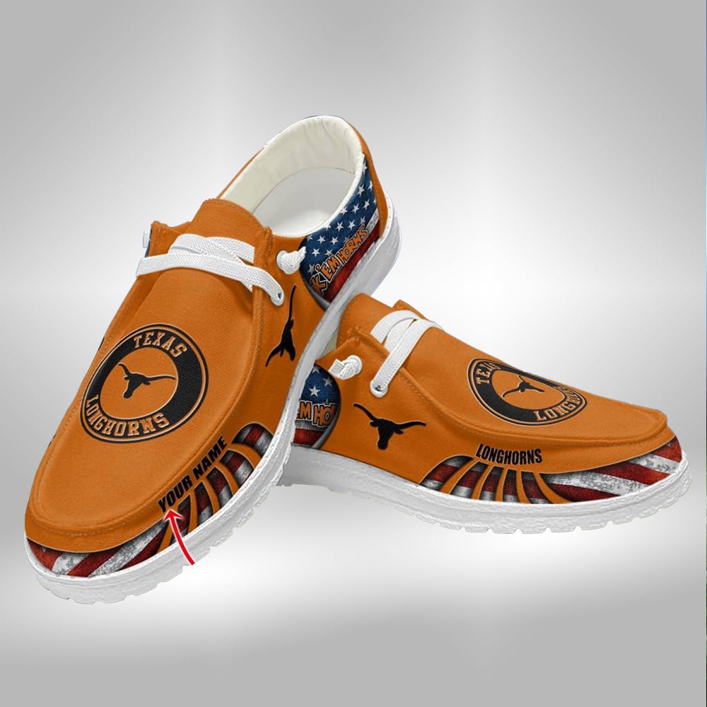 Syracuse Orange Custom Name Hey Dude Shoes Sneakers