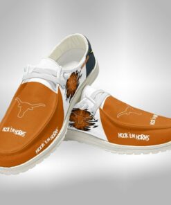 Custom Texas Longhorns Name Hey Dude Shoes Sneakers V4