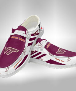 Custom Virginia Tech Hokies Name Hey Dude Shoes Sneakers V3