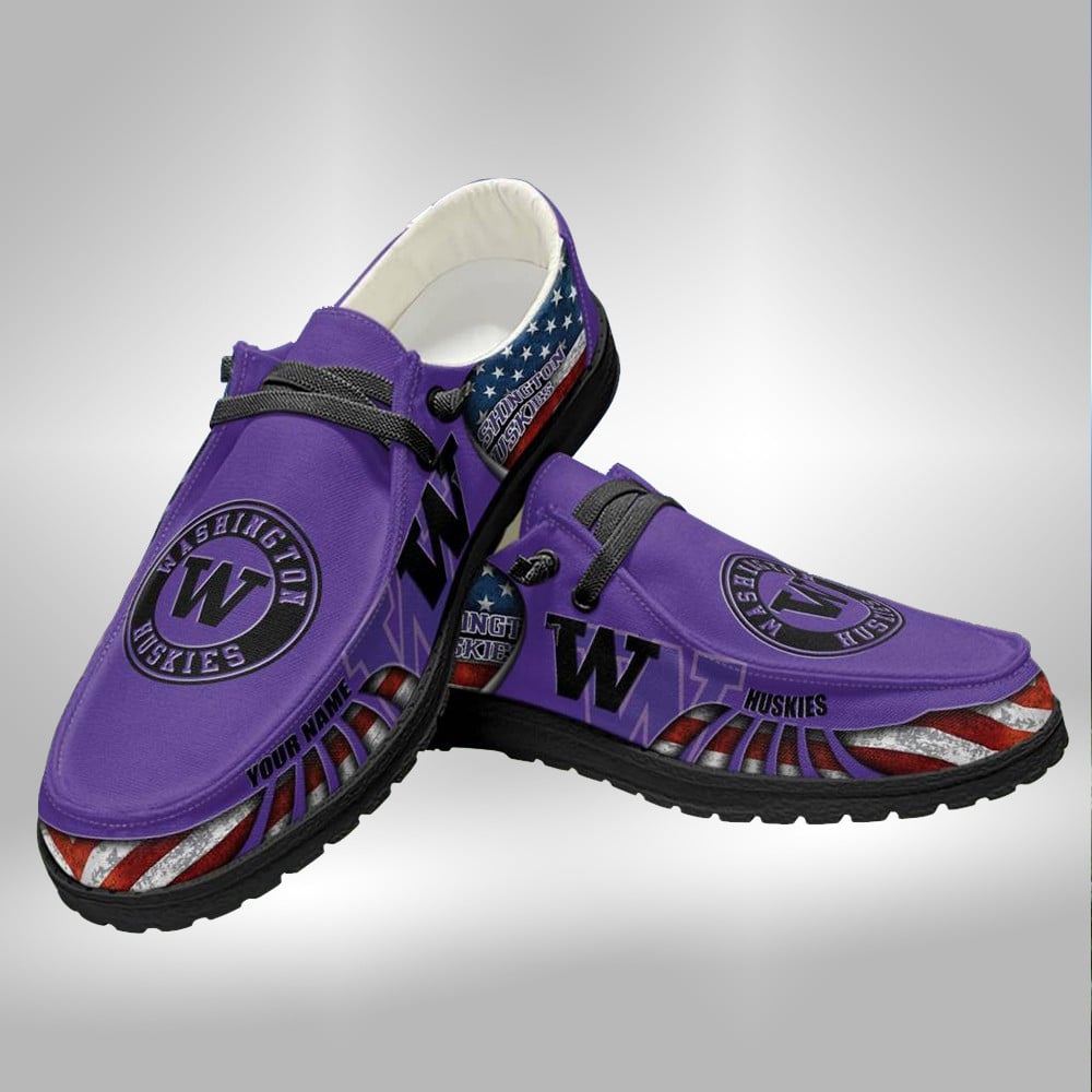 Customized Northern Illinois Huskies Hey Dude Shoes V2