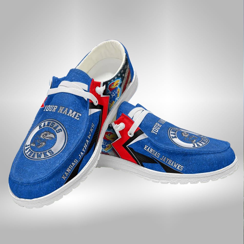 Custom Name Georgia Bulldogs Hey Dude Shoes Sneakers V4