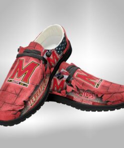 Customized Maryland Terrapins Hey Dude Shoes V3