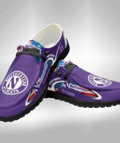 Customized Northwestern Wildcats Hey Dude Shoes V2