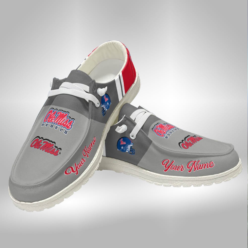 Nc State Wolfpack Custom Name Hey Dude Shoes – Personalized Sneakers V5