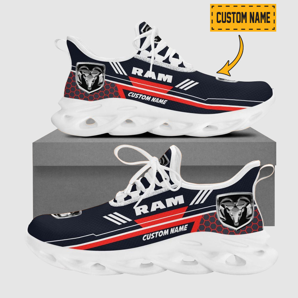 Customized Victory Motorcycles Team Logo Max Soul Shoes With Hexagon Pattern Print