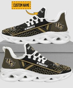 Customized Ucf Knights Black Gold Max Soul Shoes Athletic Sneakers