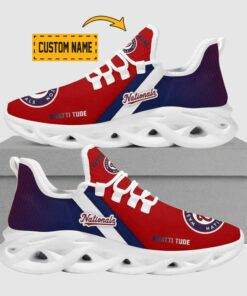 Customized Washington Nationals Max Soul Shoes | Personalized Name