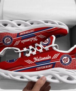 Customized Washington Nationals Max Soul Shoes | Personalized Name V2