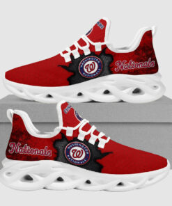 Customized Washington Nationals Max Soul Shoes With Personalized Name | V15