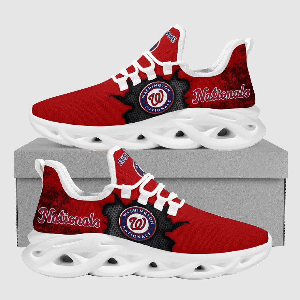 Customized Northern Illinois Huskies Black Red Max Soul Shoes With Personalized Name